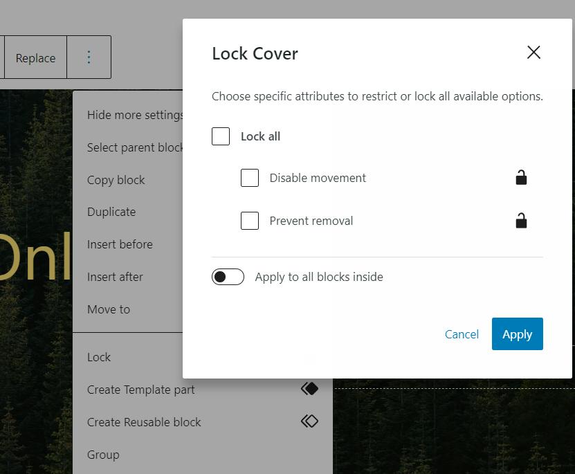 Block Locking - WordPress 6.1 Update